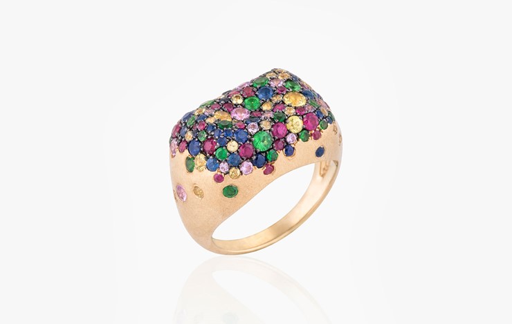 BABY MALAK ORIGINAL BONBON RECTANGLE RING